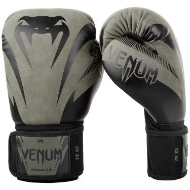 Imagem de Luvas de boxe Venum Impact, Khaki/Black, 16-Ounce
