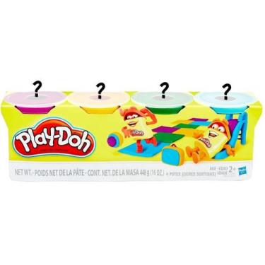 Imagem de Massa De Modelar Play-Doh Cores Sortidas - 4 Potes Hasbro