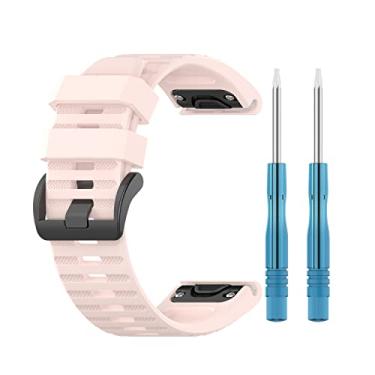 Imagem de DFAMIN Para Garmin Enduro/TACTIX DELTA Strap 26mm Sport Silicone Watch Band Quick Release Wirstband Para Garmin 6X Pro/5X Puls/3 Pulseira (Cor: K, Tamanho: Para enduro)