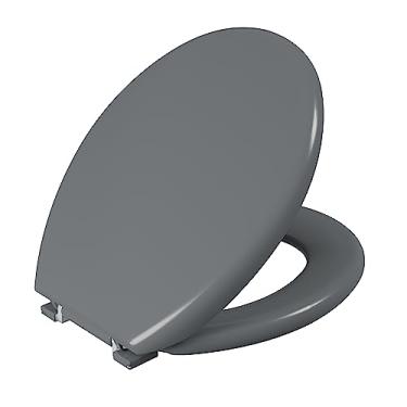 Imagem de Assento Sanitário Almofadado Tpk Cinza Escuro Astra Astra Cinza Escuro