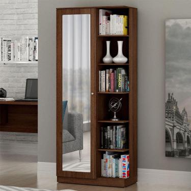 Imagem de Armário Multiuso 1 Porta com Espelho João Pessoa Valdemóveis