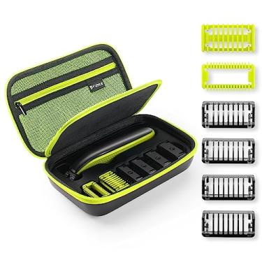 Imagem de Protetores de 1/2/3/5 m com estojo para uma lâmina QP2520 QP2530 QP2620 QP2630, kit de substituição para protetor de pele, pente corporal e pente de restolho essencial para viagens