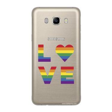Imagem de Capa Case Capinha Samsung Galaxy  J7 2016 Arco Iris Love - Showcase