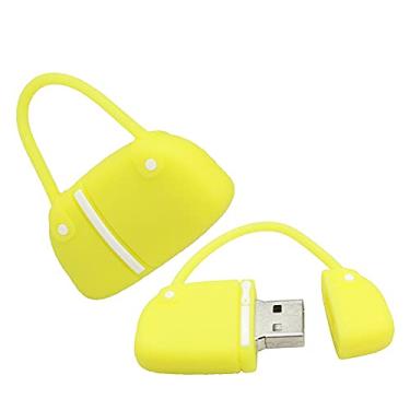 Imagem de 16 GB em forma de saco USB Flash Drives Pen Drive Memoria Flash Stick Pen Drive USB Flash Disk Pen Drive U Disk USB Drive USB 2.0 Pen Drive PenDrive (amarelo)