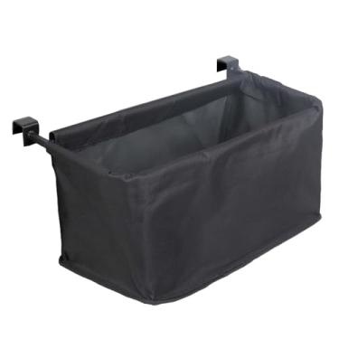 Imagem de Generic Carrinho de vagão com cauda, bolsa de pano oxford, fácil fixação, acessórios para carrinho de praia, acampamento ao ar livre, cesta de piquenique