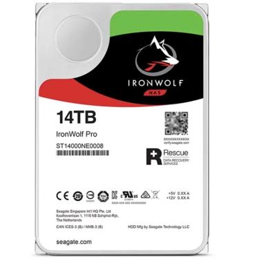 Imagem de IronWolf-HDD NAS Pro  Serial 7200RPM  SATA 6 Gb/s  3 5 "  14TB  12TB  10TB  8TB  ST12000NE0008