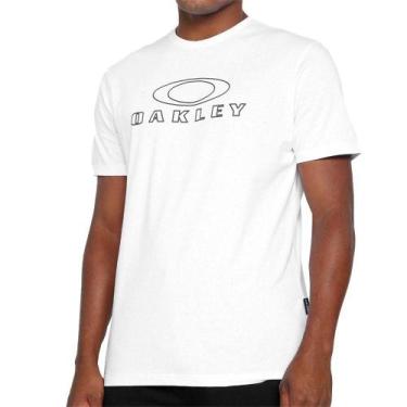 Imagem de Camiseta Oakley Antiviral Logo Masculina Branco