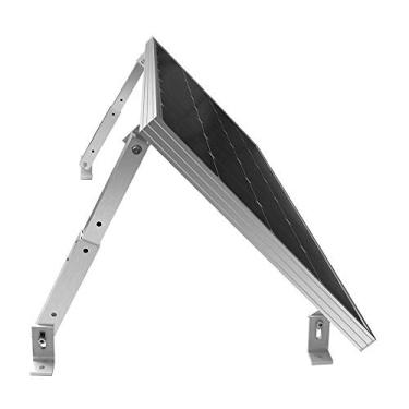 Imagem de RENOGY Suportes de montagem de painel solar ajustável suportam painel solar de até 150 watts para telhado, RV, barco e qualquer superfície plana, para sistemas on-grid/off-grid (apenas montagem)