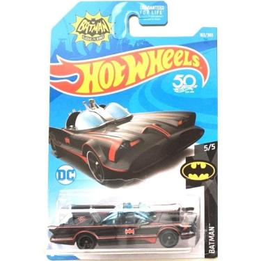 Imagem de Veículo fundido sob pressão Hot Wheels 2018, 50º aniversário, Batman TV