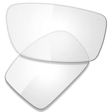 Imagem de SAUCER Lentes de substituição premium para óculos de sol Oakley Gascan OO9014 High Defense - HD Clear