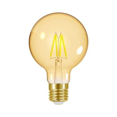 Imagem de Lâmpada Led Dimerizável Taschibra Filamento Vintage Globo G80 4w E27 220v