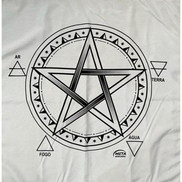 Imagem de Toalha Pentagrama Tecido Jogo Cartas Tarot - Selecione A Cor