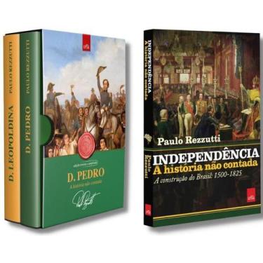 Imagem de Kit 2 Livros Paulo Rezzutti Bicentenário Da Independência Do Brasil +