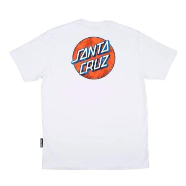 Imagem de Camiseta Masculina Santa Cruz Wash Dot - BRANCO / G-Masculino