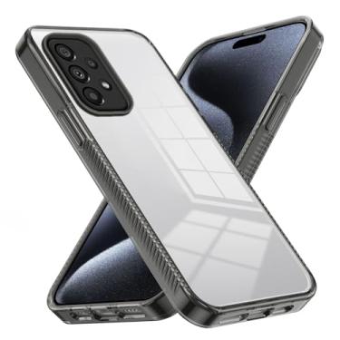 Imagem de Capa protetora para telefone Capa cristalina compatível com Samsung Galaxy A53 5G, PC acrílico rígido, capa traseira protetora ultrafina, capa de absorção de choque antiarranhões compatível com Galaxy