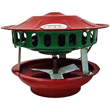 Imagem de Ventilador de tiragem induzido doméstico 120W 6 folhas Exaustor de chaminé Fogão Extrator de fumaça Ventilador de tiragem induzido por poeira Máquina de fumaça de exaustão, 12,5 cm