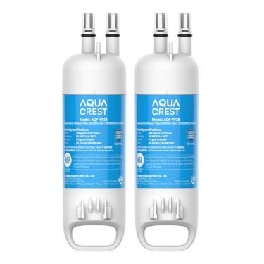 Imagem de AQUA CREST AQF-FF38 Substituição para W10295370A, Everydrop® Filter 1, EDR1RXD1, EDR1RXD1B, P8RFWB2L, P4RFWB, Kenmore® 46-9081, 46-9930, filtro de água de geladeira, 2 filtros