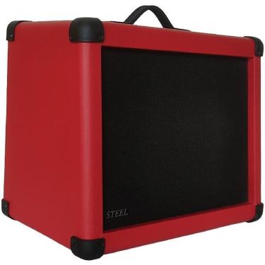 Imagem de Cubo Amplificador Guitarra 10`` 50W Rms Steel 70 Gt Vermelho
