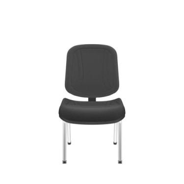 Imagem de Cadeira Premium Diretor Fixa 4 Pés Com Costura Sem Braço - Moveis Vito
