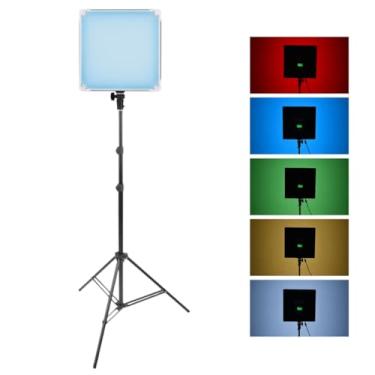 Imagem de Iluminador LED NiceFoto TC-668II RGB 50W com Tripé de Iluminação e Fonte (Bivolt)