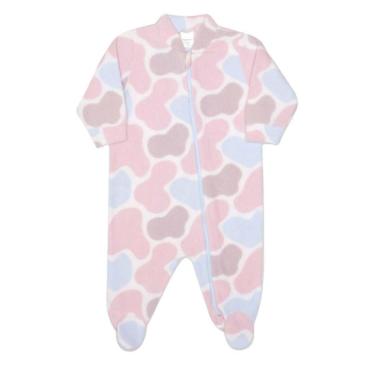 Imagem de Macacão Bebê Feminino Dedeka Soft Vaquinha Mimosa Rosa - 246-Feminino