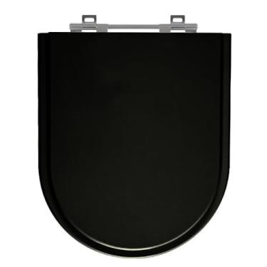 Imagem de Assento Sanitário Icasa Luna Preto Mdf Sicmol