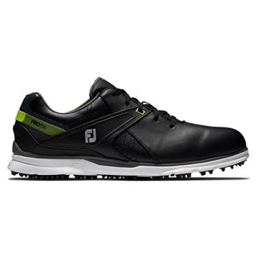 Imagem de FootJoy Calçados Masculinos de Golfe Pro/Sl, Preto/limão, 7 X-Wide
