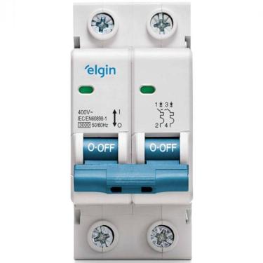 Imagem de Disjuntor Termomagnético Bipolar Elgin 2 Polos 6A