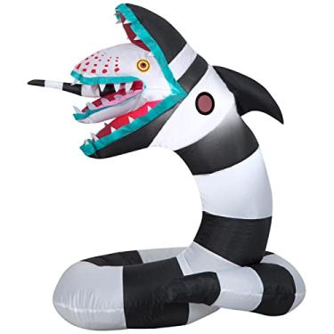 Imagem de Gemmy Verme inflável Beetlejuice Sandworm, 90 cm de altura, multicolorido