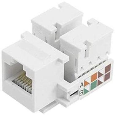 Imagem de Conector Jack Femea Rj45 Cat5 Keystone 062-9705 