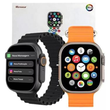 Imagem de Smartwatch W69+ Ultra 49mm Series 10 Android Ios Tela Amoled Nfc Gps R