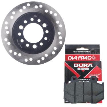Imagem de Disco De Freio Dianteiro Honda Lead 110 + Pastilha Diafrag - GP7 / DIA