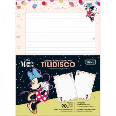 Imagem de Refil Para Caderno Universitario Tilidisco Minnie 90g 50fls - Tilibra