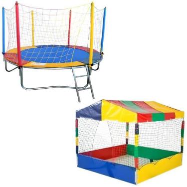 Imagem de Cama Elástica Pula Pula 2,30m Premium Piscina De Bolinhas 1,50m Infant