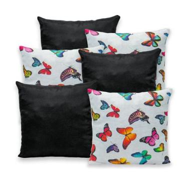 Imagem de Kit 6 Capas de Almofada 40x40cm Gorgurinho Lisas e Estampadas - RAFALO