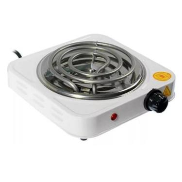 Imagem de Fogareiro Elétrico Portátil 1000w 1 Boca 220v Branco - Startools