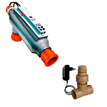 Imagem de Aquecedor 10  mil l manual + ionizador para piscina - globalmar