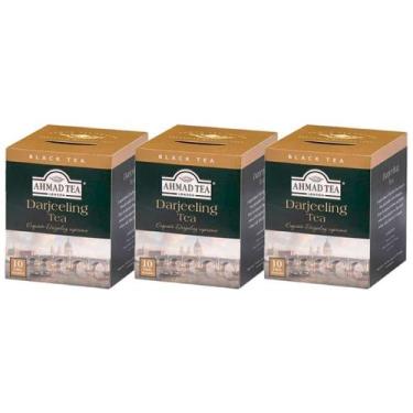 Imagem de Kit 3 Chá Importado Darjeeling Ahmad Tea London 20 Gr