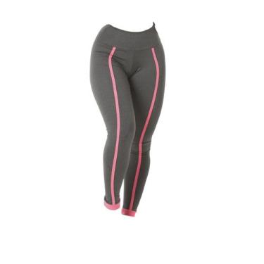 Imagem de Calça Legging Fitness Nicole Cinza - Click Mais Bonita, Cinza, G