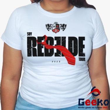 Imagem de Baby Look Soy Rebelde Tour 100% Algodão - RBD - Geeko, Branco, P