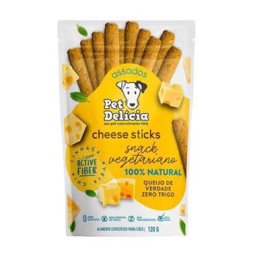 Imagem de Snack Pet Delícia Vegetariano Cheese para Cães 120g