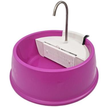 Imagem de Fonte Furacao Pet Joy Caes e Gatos Rosa Bivolt - Furacão Pet