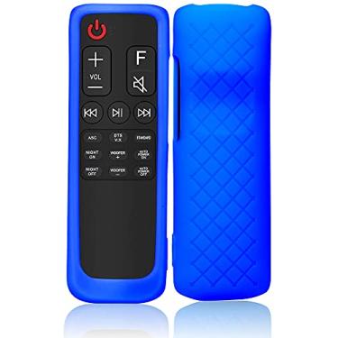 Imagem de Capa para controle remoto LG Sound Bar, capa para LG Soundbar AKB75595331 / AKB75595321A / KB75595401 capa protetora de controle remoto pele azul