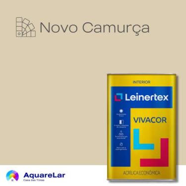 Imagem de Vivacor Acrílica Leinertex Fosco 18L, NOVO CAMURÇA
