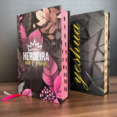 Imagem de Kit Casal 2 Bíblias Herdeira da Coroa e Yeshua LETRAS MÉDIAS, Folha EC