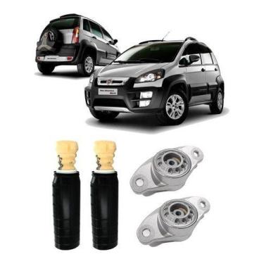 Imagem de Kit Coxim Batente Coifa Traseiro Idea 2013 2014 2015 2016 - QualyKits