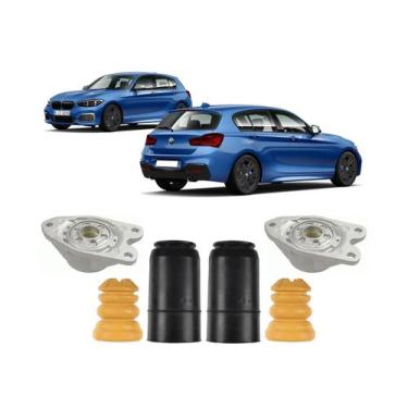 Imagem de 2 Coxim + Batente Coifa Traseiro Bmw 125i 2017 2018 2019 - QualyKits