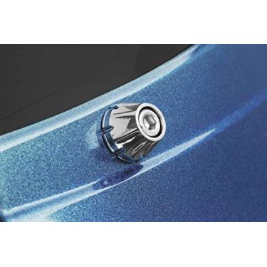 Imagem de Kuryakyn Acessório de realce de motocicleta 5717: parafusos decorativos de carenagem de morcego para motocicletas Harley-Davidson 1996-2013, cromado