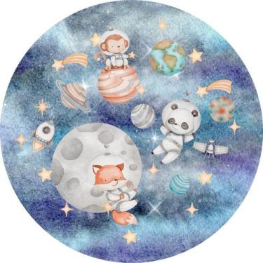 Imagem de Painel Festa Redondo C/ Elástico 1,50m Astronauta - Fadrix