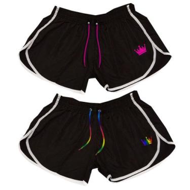 Imagem de Kit 2 Short Praia Feminino Conforto Academia Caminhada Corrida - MP MO